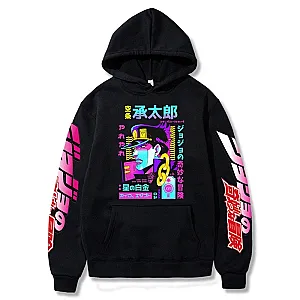 JoJo’s Bizarre Adventure Hoodies – Anime HoodieKujō Jōtarō Graphic Print Hooded Pullover