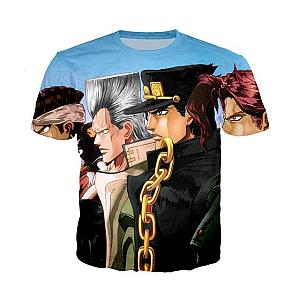 JoJo's Bizarre Adventure T-Shirts - Stardust Crusaders Group T-Shirt