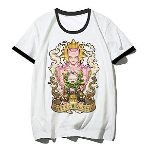 JoJo's Bizarre Adventure T-Shirts - Killer Queen x Stray Cat Stands T-shirt-jojo