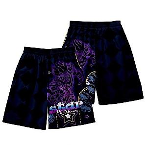 JoJo's Bizarre Adventure Shorts - Star Platinum x Jotaro Kujo Pose Short