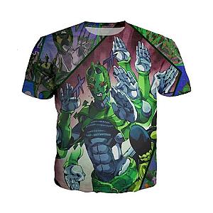 JoJo's Bizarre Adventure T-Shirts - C-Moon Humanoid Fighting Stand T-Shirt