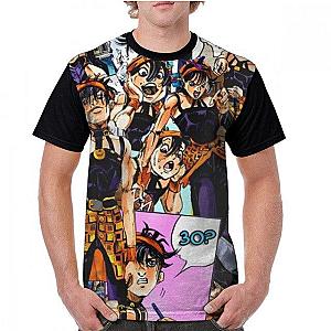 JoJo's Bizarre Adventure T-Shirts - Narancia Ghirga Collage T-Shirt