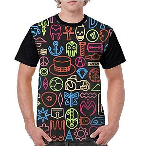 JoJo's Bizarre Adventure T-Shirts - Multi-color Symbols T-Shirt