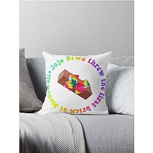 Gay Icon Jojo Siwa  Throw Pillow