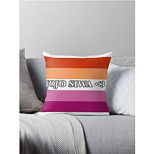 lesbian pride jojo siwa  Throw Pillow