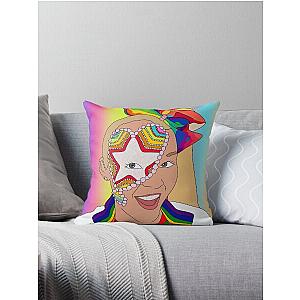 JoJo Siwa Rainbows  Throw Pillow