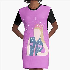 Cute JoJo Siwa drawing with glitter  Graphic T-Shirt Dress