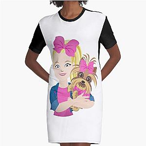 Jojo siwa e Bow Bow Graphic T-Shirt Dress