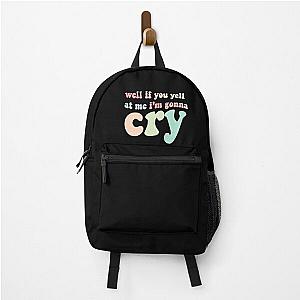 if you yell at me I'm gonna cry jojo siwa tiktok Backpack