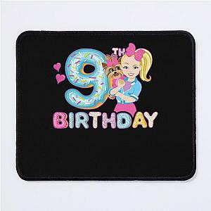 JoJo Siwa And BowBow Happy 9th Birthday Donut  Mouse Pad