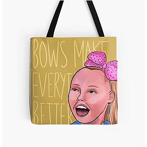 JoJo Siwa Isn't Afraid. Of anything All Over Print Tote Bag