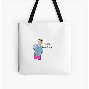 do you listen to Jojo Siwa All Over Print Tote Bag