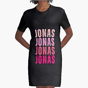 Jonas Brothers I Love Dads Daddy Joe Jonas Homage Retro 90s Sweater Graphic T-Shirt Dress