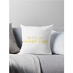 You feel like summer - Jonas Brothers Throw Pillow