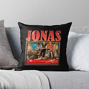 dark green background <<Jonas Brothers Band,JonasBrothers,Jonas Brothers Band,JonasBrothers,Jonas Brothers Band,JonasBrothers,Jonas Brothers Band,JonasBrothers>> Throw Pillow