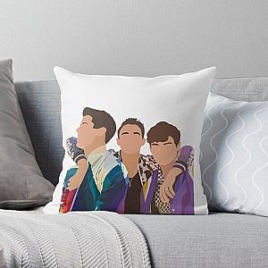 Jonas brothers art Jo bros gift Throw Pillow