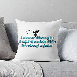 Lovebug - Jonas Brothers (Blue) Throw Pillow