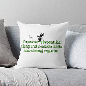 Lovebug - Jonas Brothers (Green) Throw Pillow