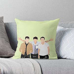 The Jonas Brothers Throw Pillow