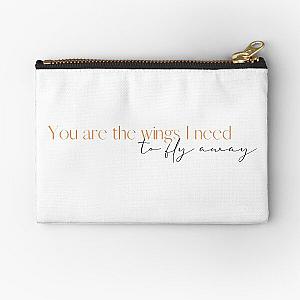 Wings - Jonas Brothers (Orange) Zipper Pouch