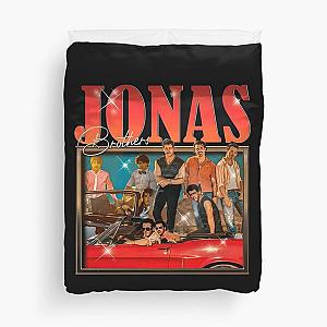 dark green background <<Jonas Brothers Band,JonasBrothers,Jonas Brothers Band,JonasBrothers,Jonas Brothers Band,JonasBrothers,Jonas Brothers Band,JonasBrothers>> Duvet Cover