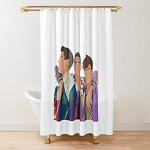 Jonas brothers art Jo bros gift Shower Curtain