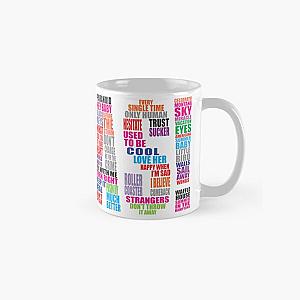 Jonas Brothers Albums Text Art Classic Mug