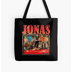 dark green background <<Jonas Brothers Band,JonasBrothers,Jonas Brothers Band,JonasBrothers,Jonas Brothers Band,JonasBrothers,Jonas Brothers Band,JonasBrothers>> All Over Print Tote Bag