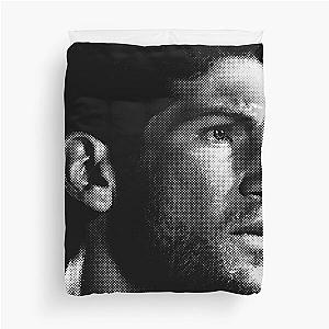 Jon Bernthal Black & White Dot Painting Duvet Cover