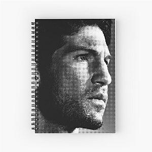 Jon Bernthal Black & White Dot Painting Spiral Notebook