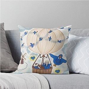 Joost Klein Luchtballon Throw Pillow