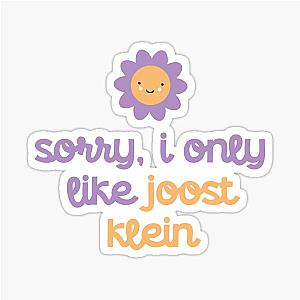 Sorry I only like Klein sticker