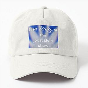 I felt unity at the Klein show 

 Hell | Dad Hat  removed as duplicate word