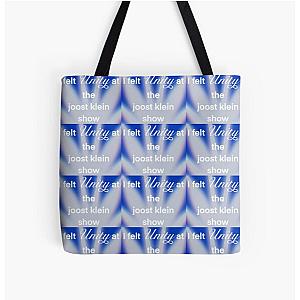 I felt unity at the Joost Klein show tote bag