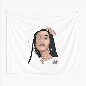 Jorja Smith white background Tapestry