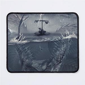 Thor fishes for Jormungandr Mousepad