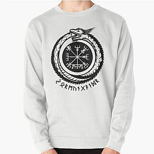 Jormungandr Norse Mythology Runic Compass Sweatshirt