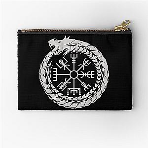 Vegvisir Jormungandr World Norse Mythology Zipper Pouch