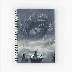 The Eye of Jormungand Spiral Notebook