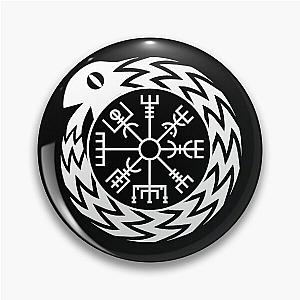 Vegvisir Jormungandr Norse Pin