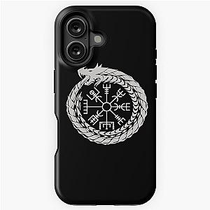 Vegvisir Jormungandr World Serpent Norse Mythology iPhone Case