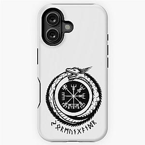 Jormungandr - Norse Mythology Runic Compass iPhone Case