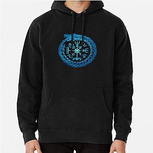 Vegvisir Jormungandr World Serpent Pullover Hoodie