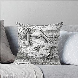 Jormungand Throw Pillow