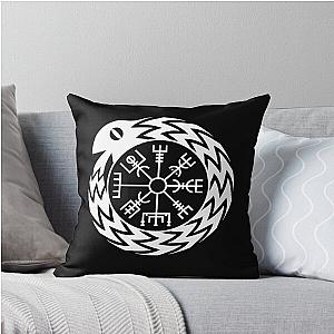 Vegvisir Jormungandr Norse Mythology Pillow
