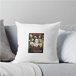 Japanese Jormungand Anime Group Art Throw Pillow