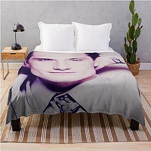 Josh Hutcherson Whistle Meme Throw Blanket