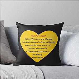 Josh Hutcherson T-shirt and Throw Pillow
