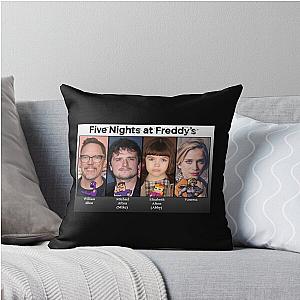 Five Nights at Freddy's movie 2023 Matthew Lillard Josh Hutcherson Throw Pillow