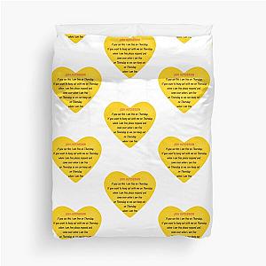 Josh Hutcherson T-Shirt Duvet Cover